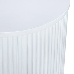 Astoria White Accent Table - Ornate Home