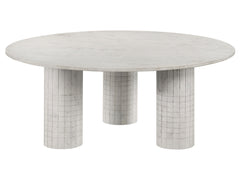 Astoria White Coffee Table - Ornate Home