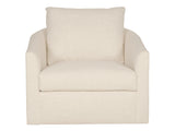 Astoria White/Cream Fabric Chair - Ornate Home