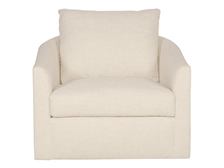 Astoria White/Cream Fabric Chair - Ornate Home