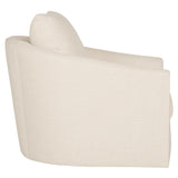 Astoria White/Cream Fabric Chair - Ornate Home