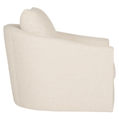 Astoria White/Cream Fabric Chair - Ornate Home