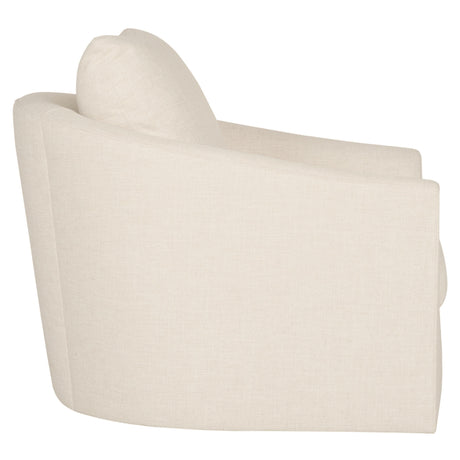 Astoria White/Cream Fabric Chair - Ornate Home