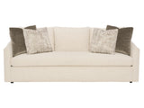 Astoria White/Cream Fabric Sofa - Ornate Home