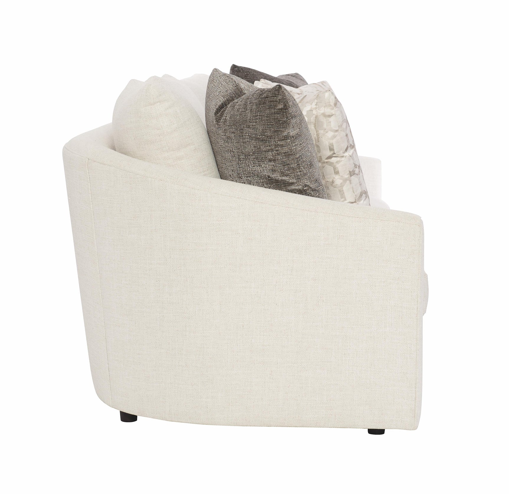 Astoria White/Cream Fabric Sofa - Ornate Home