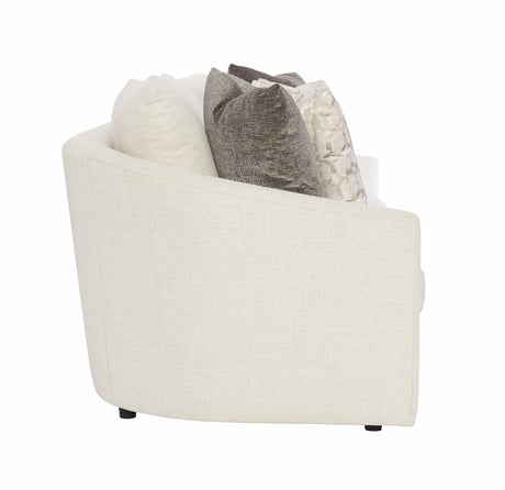 Astoria White/Cream Fabric Sofa - Ornate Home