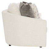 Astoria White/Cream Fabric Sofa - Ornate Home