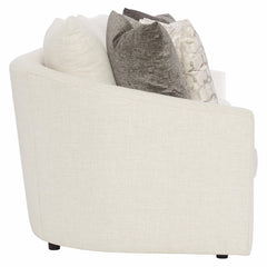 Astoria White/Cream Fabric Sofa - Ornate Home