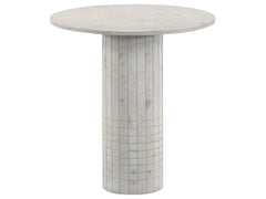 Astoria White End Table - Ornate Home