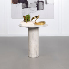 Astoria White End Table - Ornate Home