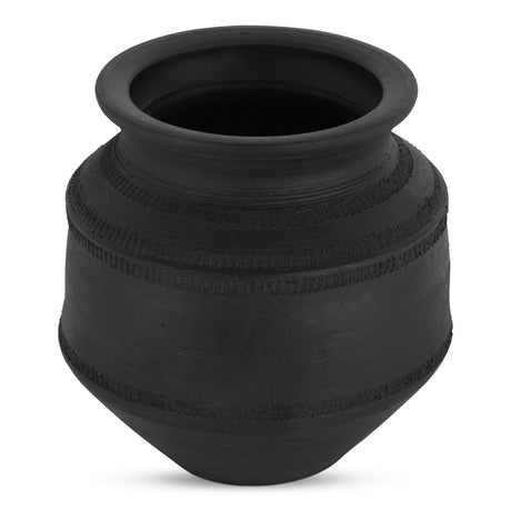 Astra Black Terracotta Vessel - Ornate Home
