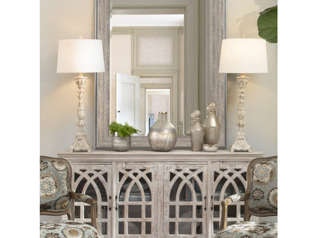 Astra Silver Large Vase - Ornate Home