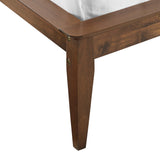 Astra Walnut Wood King Platform Bed - Ornate Home