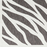 Astra Zebra Print Black Outdoor Rug - Clearance - Ornate Home