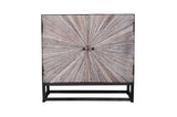 Astral Plains Reclaimed Grey 2 Door Accent Cabinet - Ornate Home