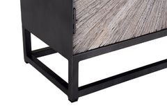 Astral Plains Reclaimed Grey 2 Door Accent Cabinet - Ornate Home