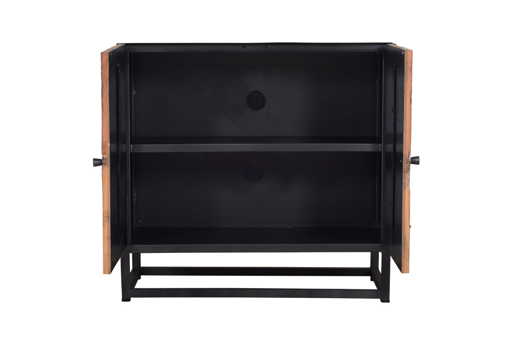 Astral Plains Reclaimed Grey 2 Door Accent Cabinet - Ornate Home