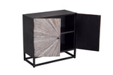 Astral Plains Reclaimed Grey 2 Door Accent Cabinet - Ornate Home