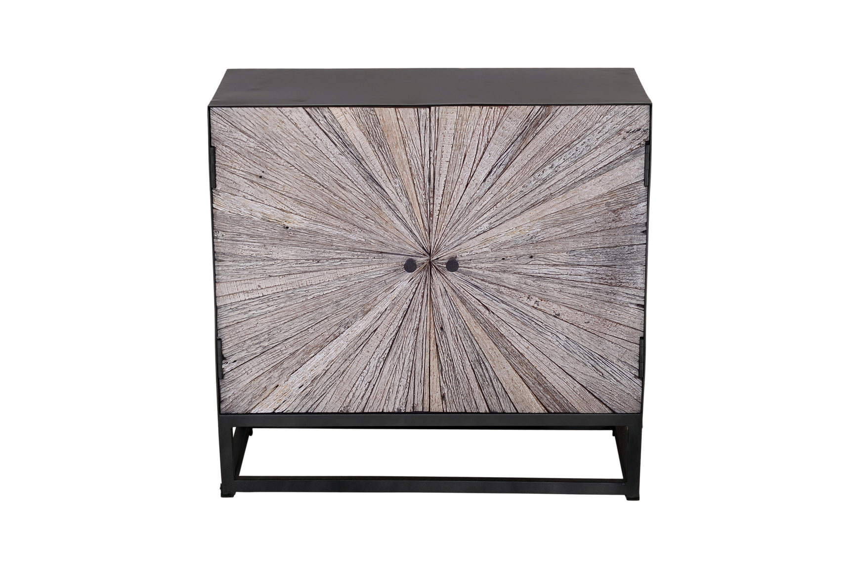 Astral Plains Reclaimed Grey 2 Door Accent Cabinet - Ornate Home