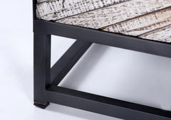 Astral Plains Reclaimed Grey 3 Door Accent Cabinet - Ornate Home