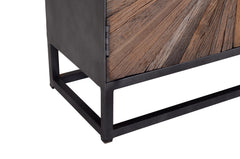 Astral Plains Reclaimed Natural 2 Door Accent Cabinet - Ornate Home