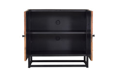 Astral Plains Reclaimed Natural 2 Door Accent Cabinet - Ornate Home