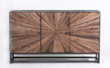 Astral Plains Reclaimed Natural 3 Door Accent Cabinet - Ornate Home