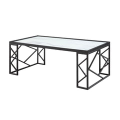 Astral White/Black 3-Piece Pack Occasional Set - Ornate Home