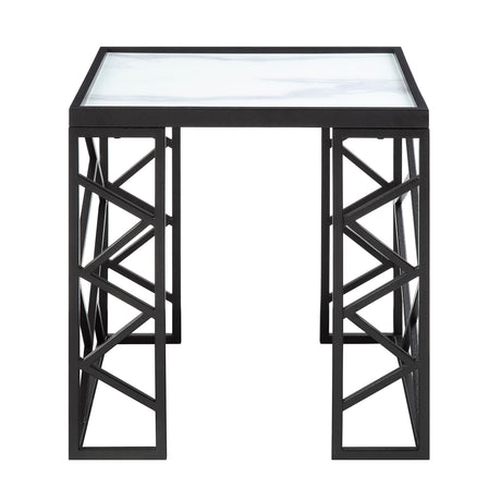 Astral White/Black 3-Piece Pack Occasional Set - Ornate Home