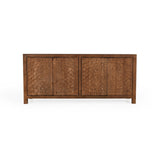 Astrid Brown 4 Door Buffet - Ornate Home