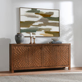 Astrid Brown 4 Door Buffet - Ornate Home