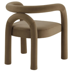 Astrid Camel Performance Velvet Dining Chair - Ornate Home