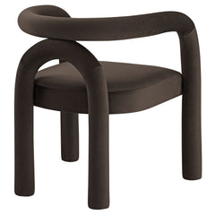 Astrid Cocoa Performance Velvet Dining Chair - Ornate Home