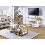 Astrid Gold & Mirror Coffee Table - Ornate Home