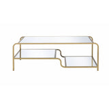 Astrid Gold & Mirror Coffee Table - Ornate Home