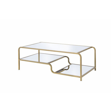 Astrid Gold & Mirror Coffee Table - Ornate Home