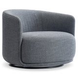 Astrid Gray Swivel Chair - Ornate Home
