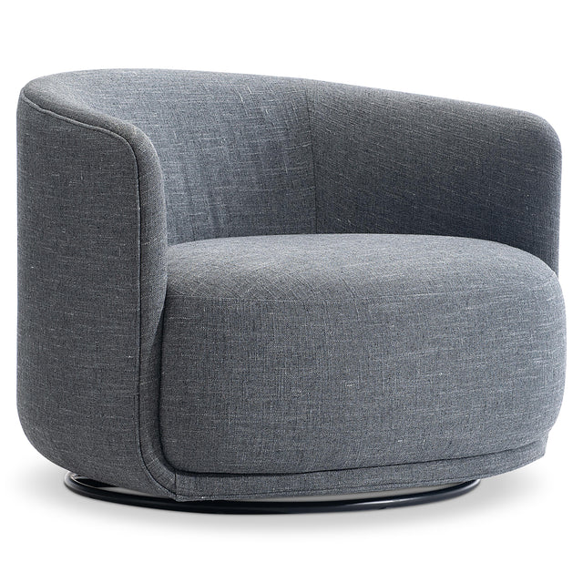 Astrid Gray Swivel Chair - Ornate Home