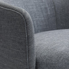 Astrid Gray Swivel Chair - Ornate Home