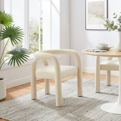Astrid Porcelain Performance Velvet Dining Chair - Ornate Home