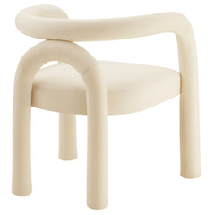 Astrid Porcelain Performance Velvet Dining Chair - Ornate Home