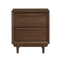 Astrid Walnut 4-piece Queen Bedroom Set - Ornate Home