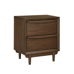 Astrid Walnut 4-piece Queen Bedroom Set - Ornate Home