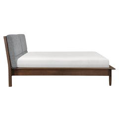 Astrid Walnut California King Platform Bed - Ornate Home