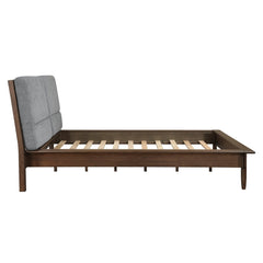 Astrid Walnut California King Platform Bed - Ornate Home