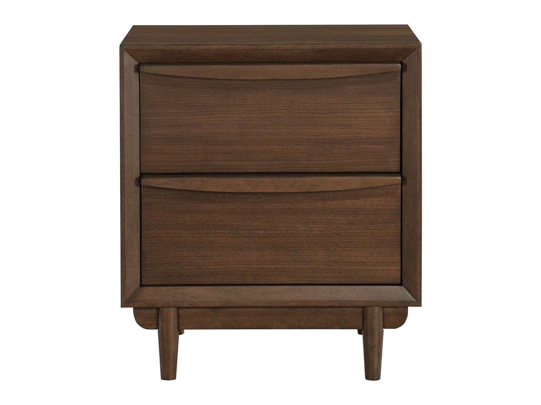 Astrid Walnut Nightstand - Ornate Home