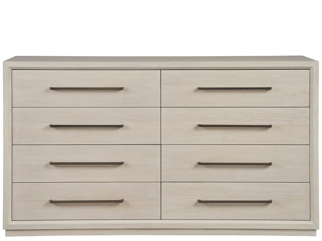 Astrid Whie Oak Drawer Dresser - Ornate Home
