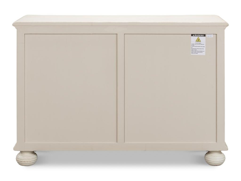 Astrid White Entrance Commode - Ornate Home