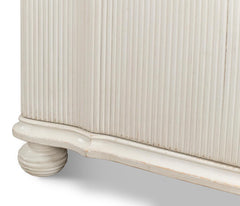 Astrid White Entrance Commode - Ornate Home