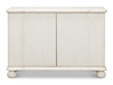 Astrid White Entrance Commode - Ornate Home